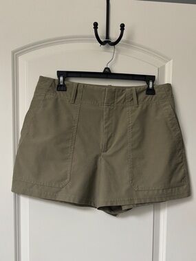 Athleta Olive-Green Cargo Shorts